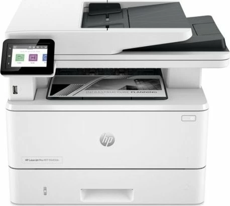 Printer multifunksional HP LaserJet Pro 4102FDN (2Z623F) A4, mono, 40 ppm, duplex, Wi-Fi/Bluetooth, 512MB, e bardhë