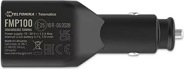 GPS tracker Teltonika FMP100, 2G, Plug & Play për prizë çakmaku, i zi
