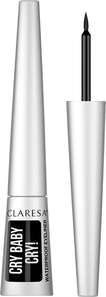 Eyeliner i lëngshëm waterproof për femra Claresa Cry Baby Cry! e zezë 4g