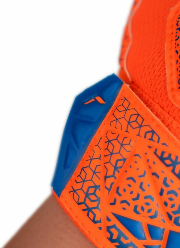 Dorëza portieri për fëmijë Reusch, blu-portokalli