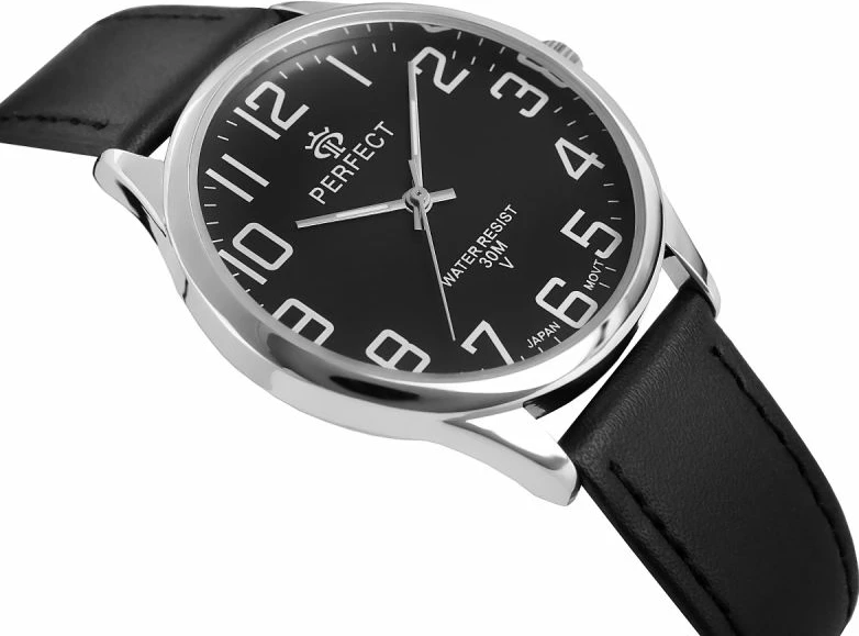 Orë dore për meshkuj PERFECT GXB452-05, e zezë