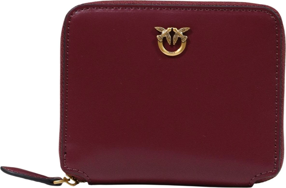 Portofol për femra Pinko Taylor Zip Around Vitello Seta 100249 A0F1, bordo