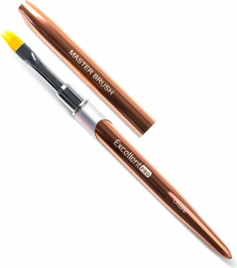Furçë për thonj për femra Excellent PRO Ombre Rose Gold Brush, 1 copë