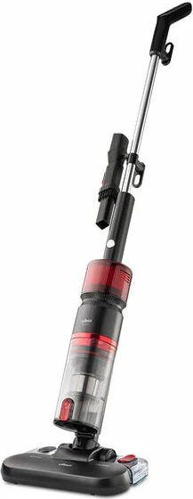 Fshesë elektrike vertikale UFESA Sonora MPN 81406087, 500 W, 2-në-1 (thithje + fshirje e lagësht), HEPA, 0.4 L, e zezë/kuqe