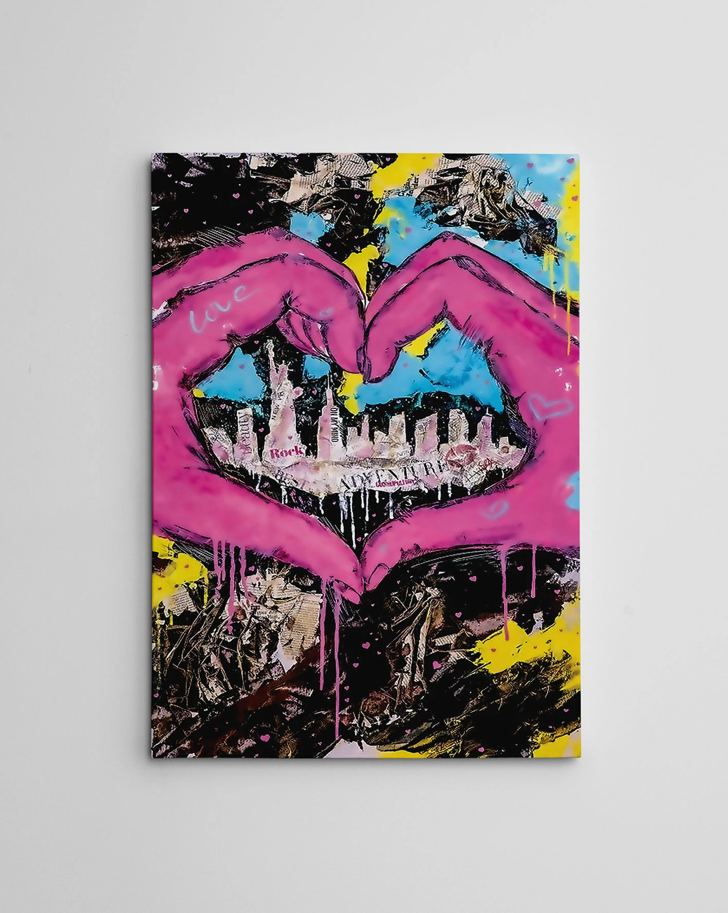 Pikturë dekorative në kanavacë, shumëngjyrëshe, WY218, 50x70cm