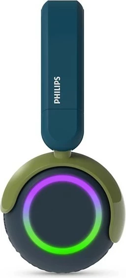 Kufje wireless për fëmijë, Philips TAK4200CT/00, Bluetooth, deri 45 orë bateri, mikrofon, LED, shumëngjyrëshe