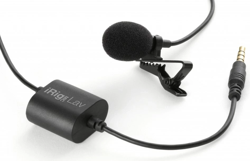 Mikrofon me kapëse IK Multimedia iRig Mic Lav, i zi