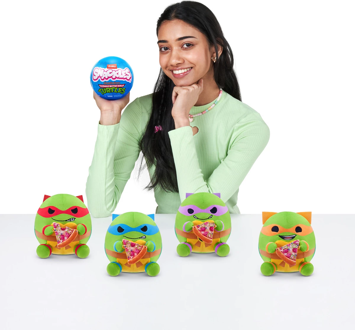 Lodër e butë Snackles TMNT, 12cm (stilet ndryshojnë)