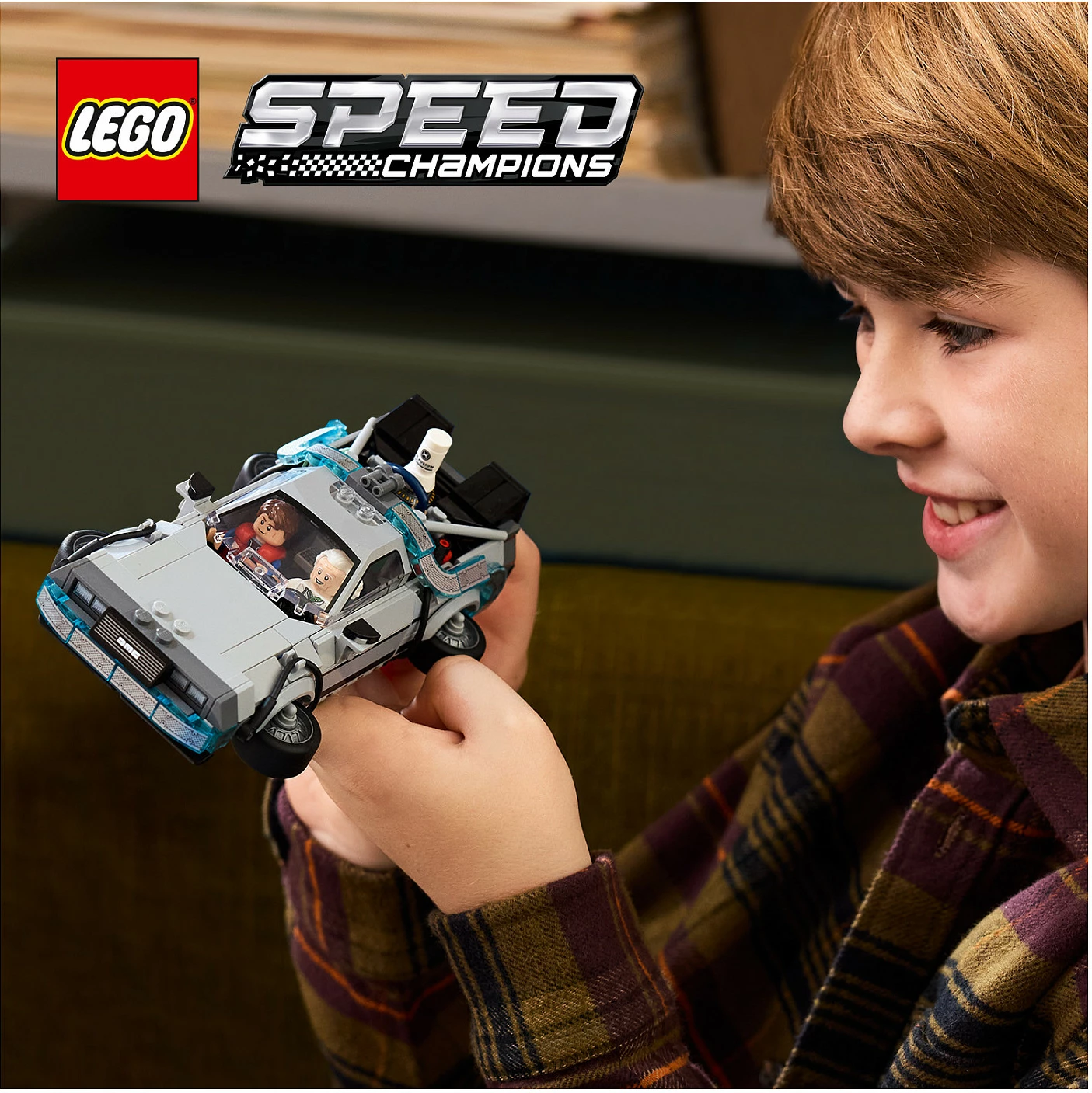 Set ndërtimi LEGO Speed Champions Time Machine Back to the Future 77256, 357 copë, multikolor