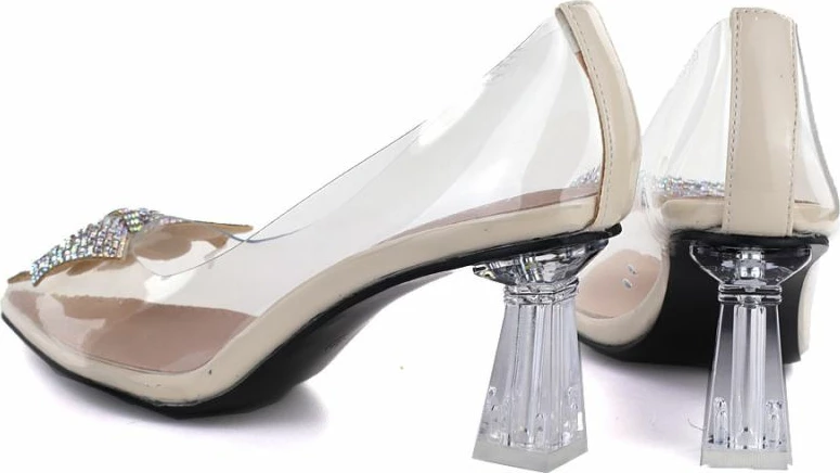 Këpucë elegante për femra Vinceza 62275, transparente [Madhësia: 36]