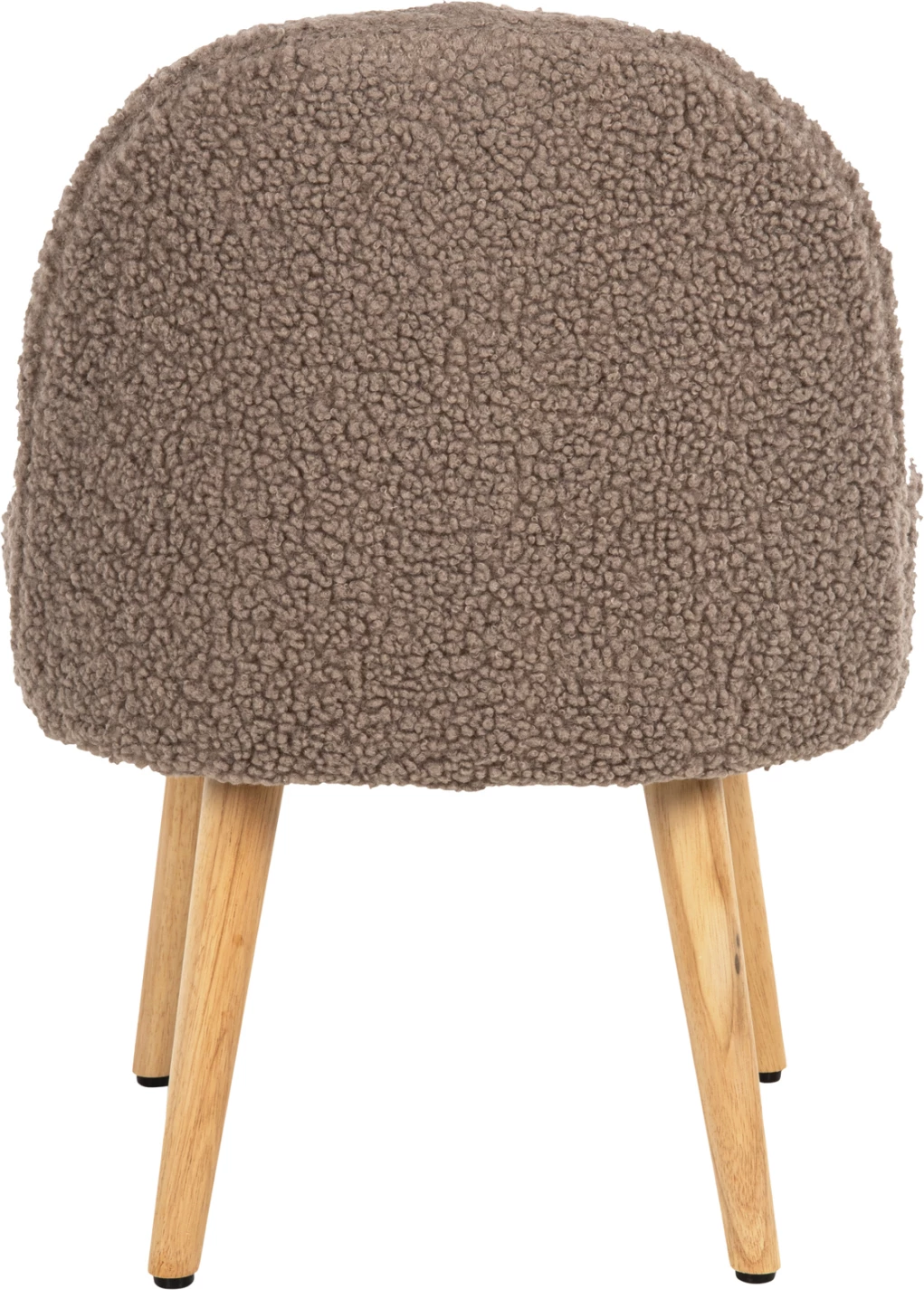 Karrige YASMINE FH8395.25 shpinë e ulët, pëlhurë boucle ngjyrë kafe e lehtë, 47x46x64.5H cm.