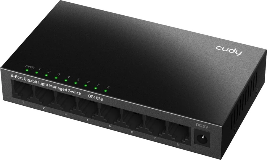 Switch CUDY GS108E, 8 porta, Gigabit, i zi