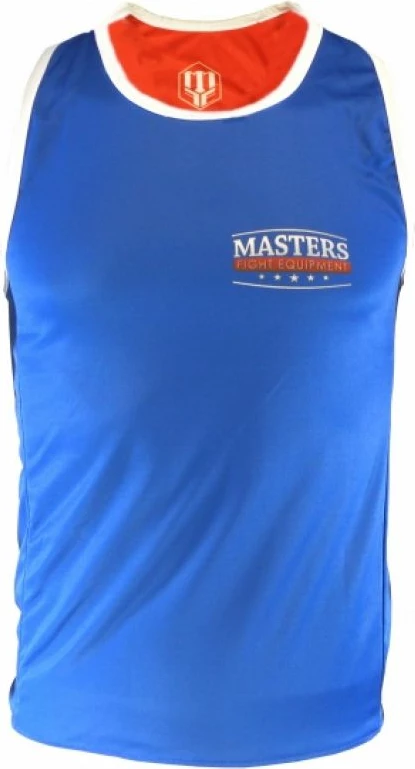 Fanellë boksi për meshkuj Masters, e kuqe dhe blu [Madhësia: L]