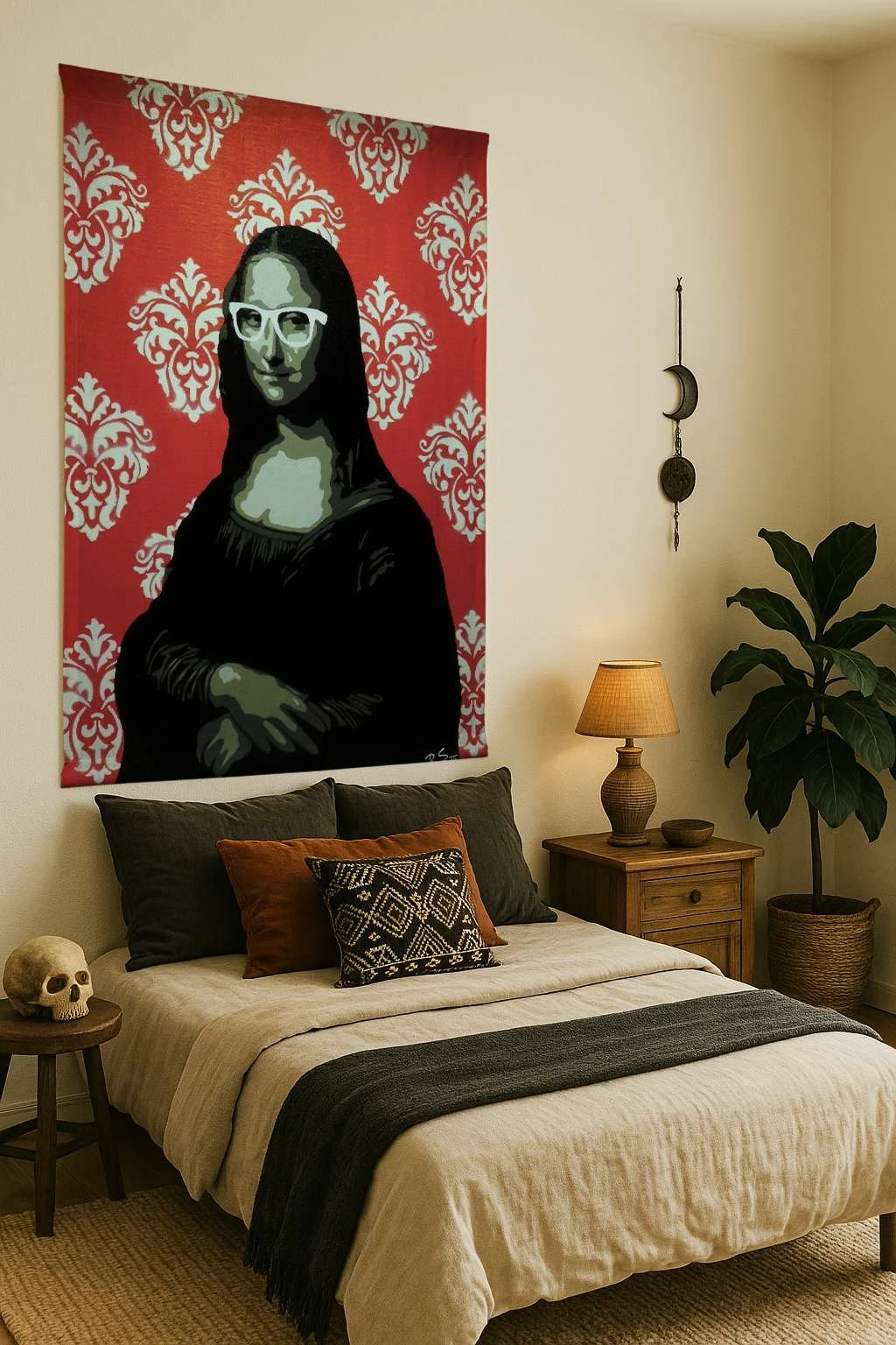 Pikturë dekorative poliestër Wallity, Polybaby 43, shumëngjyrëshe, 100x140cm