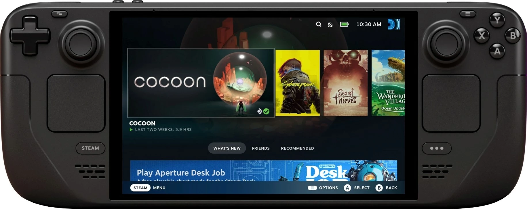 Konsolë Valve Steam Deck OLED, 1TB, E zezë