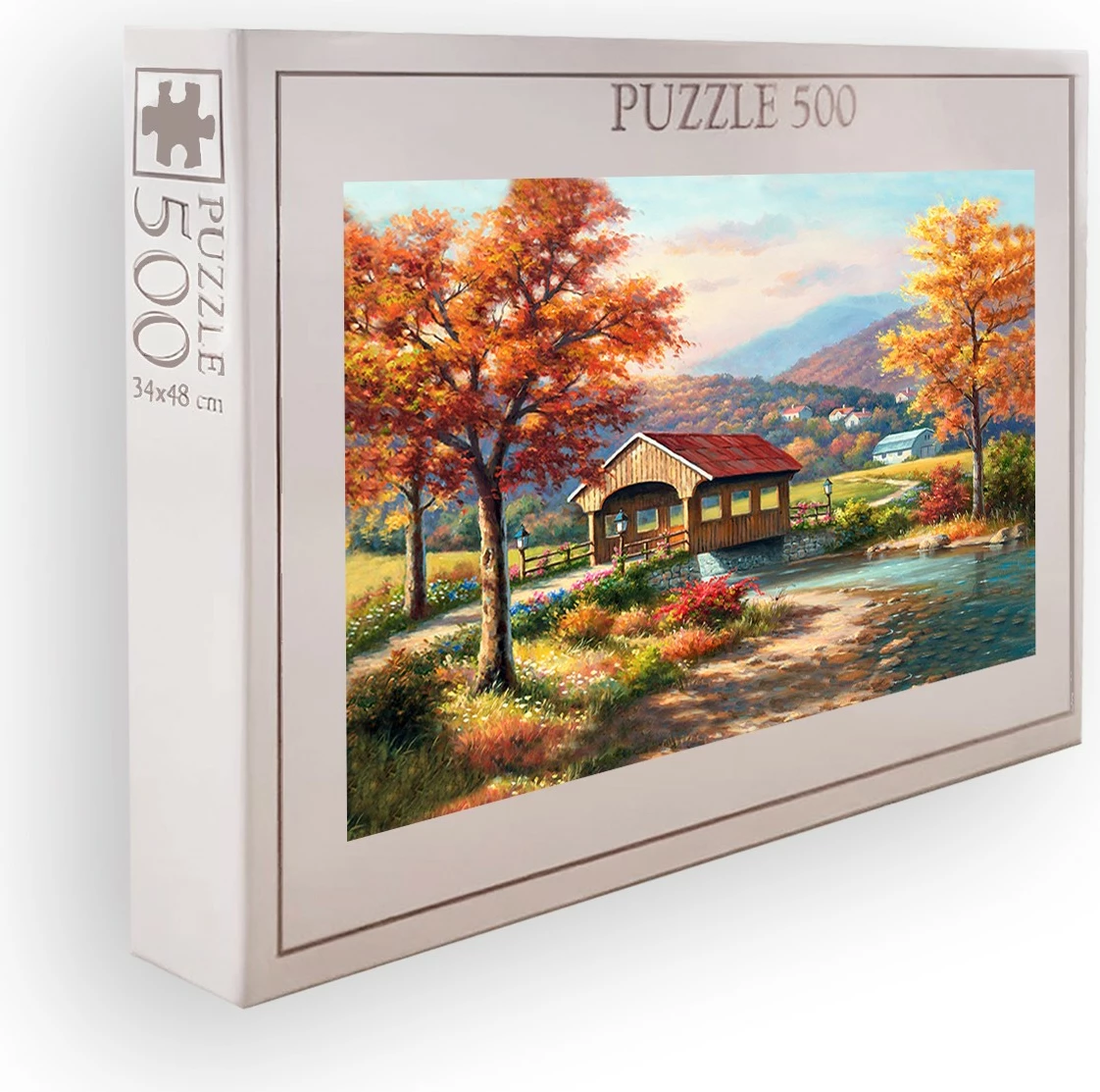 Puzzle 500 copë, Evila Originals, shumëngjyrësh, PZL_0159_500