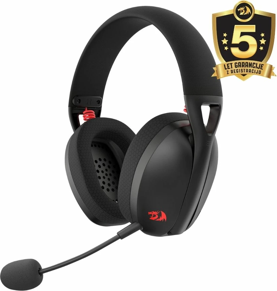 Kufje gaming wireless Redragon Ire Pro H848B, 7.1 surround, 2.4G/BT/corded, mikrofon i heqshëm, zi