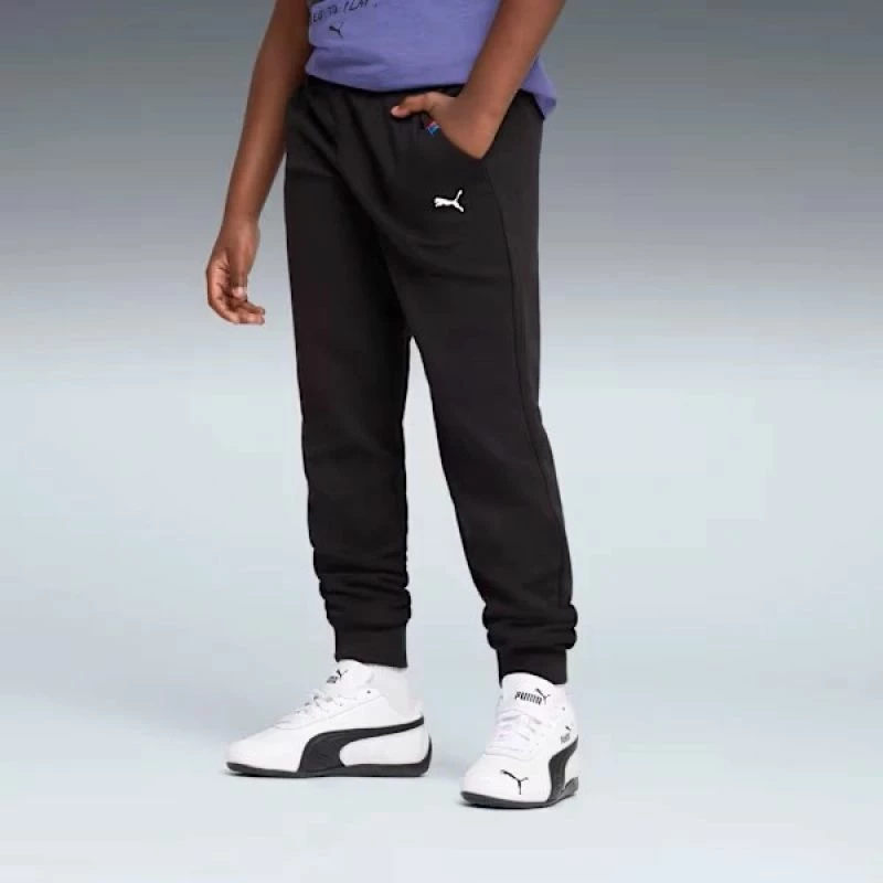 Pantallona sportive për djem Puma, të zeza