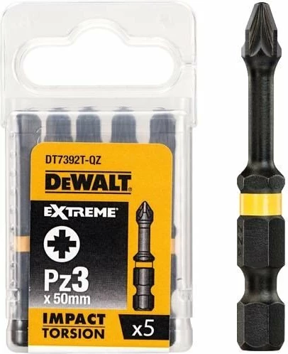 Bit kaçavidë Dewalt DT7392T PZ3 50mm set x5