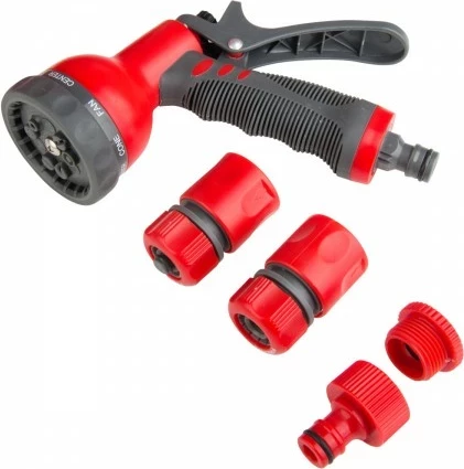 Pistoletë spërkatëse PROLINE 99333, ABS, 4 gryka, adapterë 1/2\" & 3/4\"