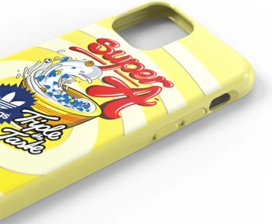 Mbështjellës Adidas Moulded Case BODEGA për iPhone 11 Pro, e verdhë