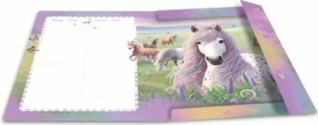 Dosje elastike HERMA Horse World, karton, A3, shumëngjyrëshe