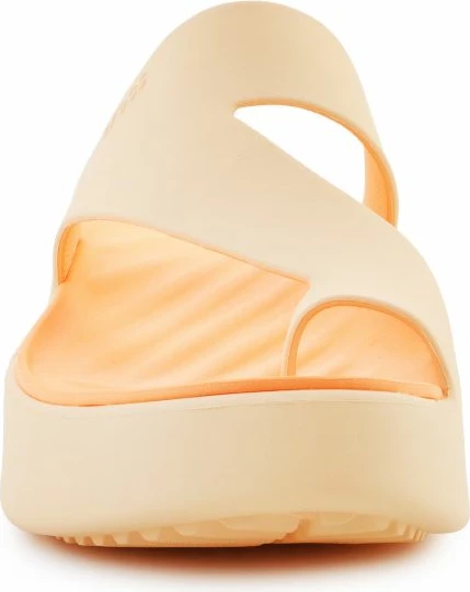 Sandale platforme Crocs për femra, portokalli