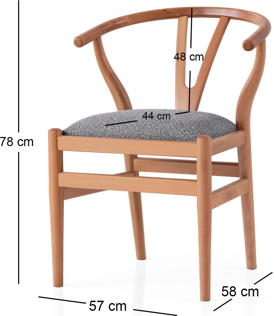 Karrige Skye Decor, ngjyrë lisi dhe blu e çelët, 4402
