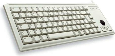 Tastierë Cherry G84-4400, full-size, PS/2, trackball, gri