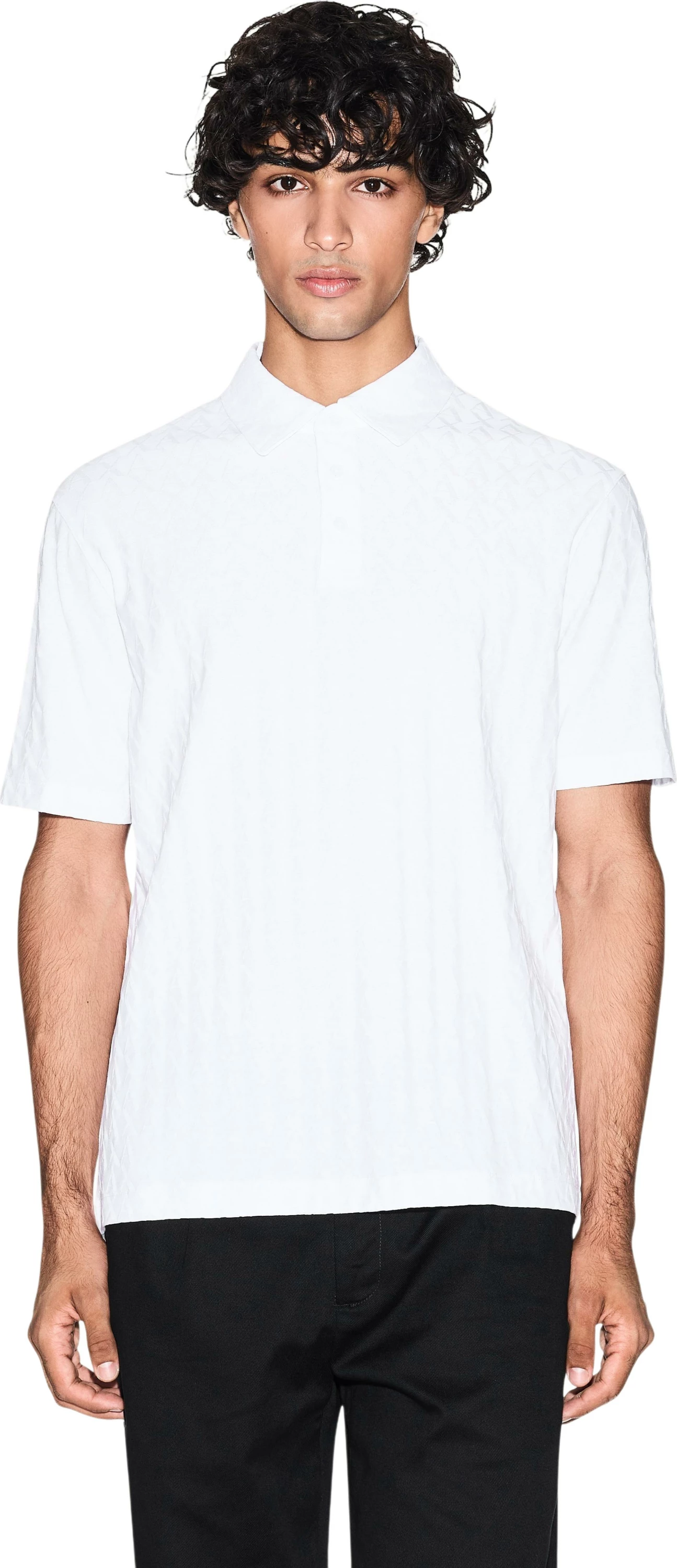 Maicë polo për meshkuj Armani Exchange XM001292 AF10337, e bardhë [Madhësia: XL]