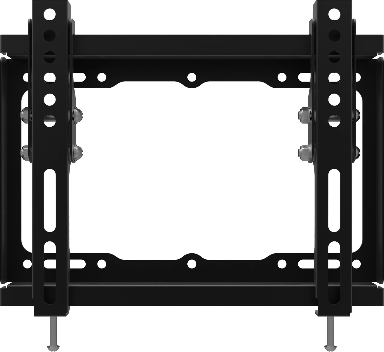Mbajtëse muri për TV/monitor EQUIP, 23"-43", VESA deri 200x200, pjerrësi (tilt), 35 kg, e zezë