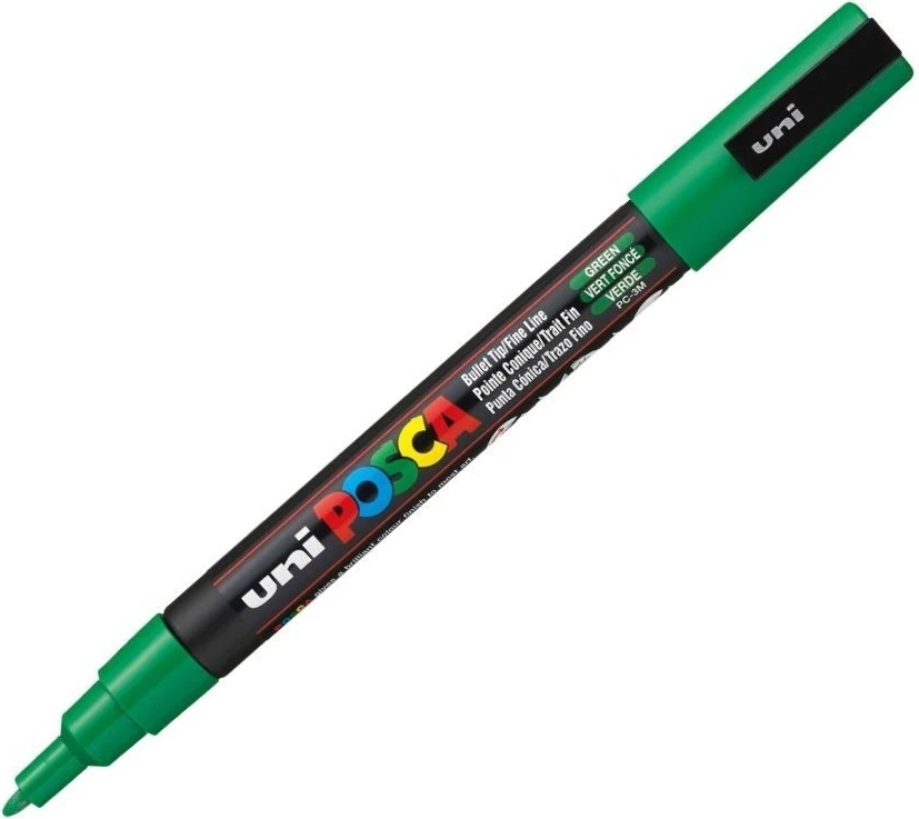 UNI POSCA PC-3M Marker – Green (Jeshile)