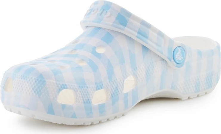 Këpucë Crocs për femra, të bardha e kaltër [Madhësia: 39 - 40]