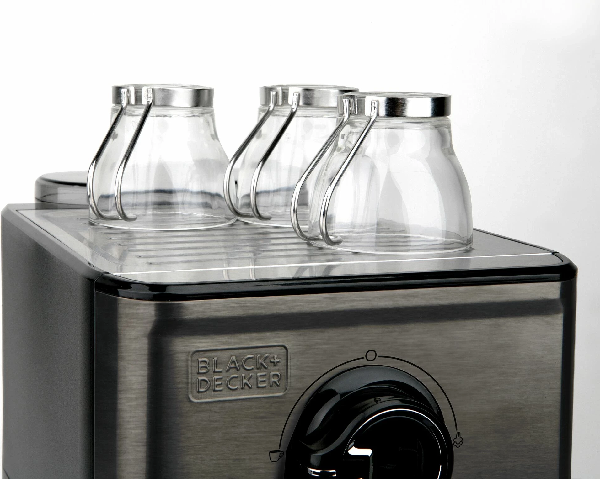 Aparat kafeje espresso Black&Decker BXCO1200E 1200W 15 bar Inox