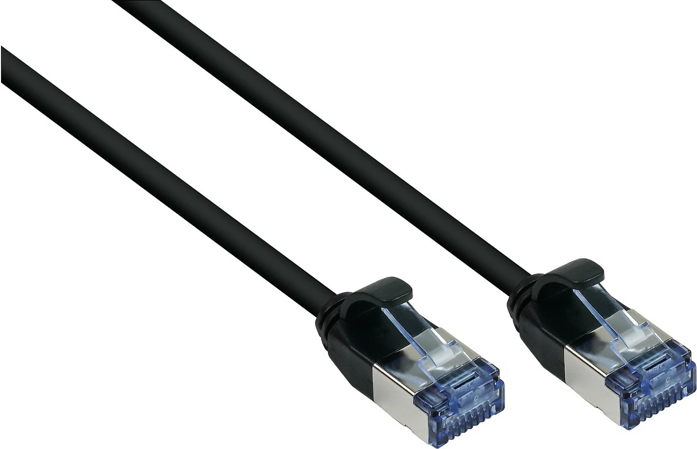 Kabllo Ethernet GoodConnections RNS SlimLine Cat.6A U/FTP 0.5m, i zi