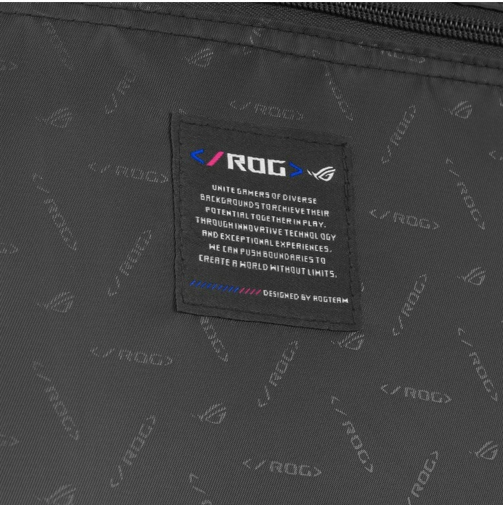 Valixhe e fortë ASUS ROG SLASH, hard shell, 8 rrota, TSA lock, e zezë