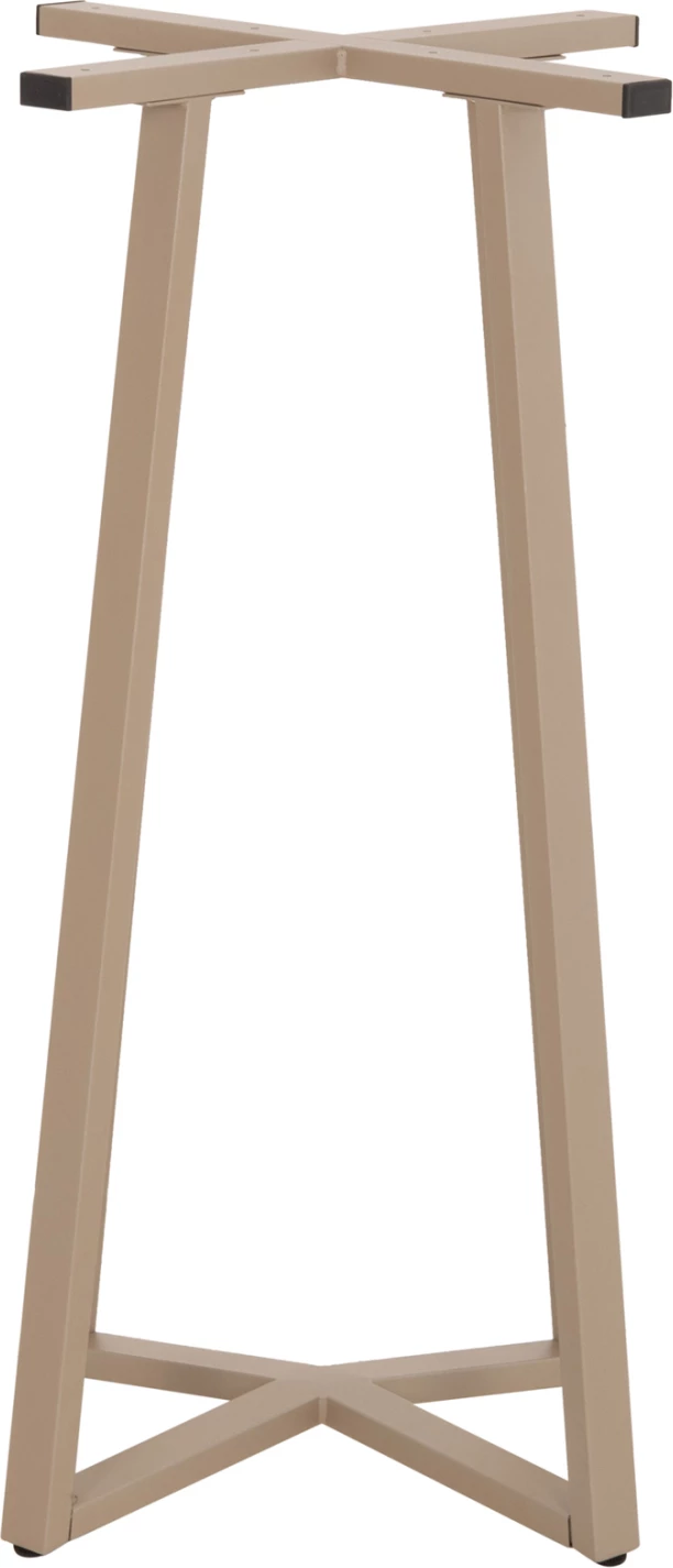 Baza e tavolinës për bar, lartësi mesatare, metal matte cappuccino, FH477.25, 50x50x90cm