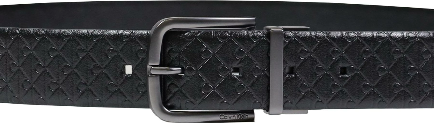 Rrip lëkure për meshkuj Calvin Klein LV04D7042G, zi-gri [Ngjyra: 115]
