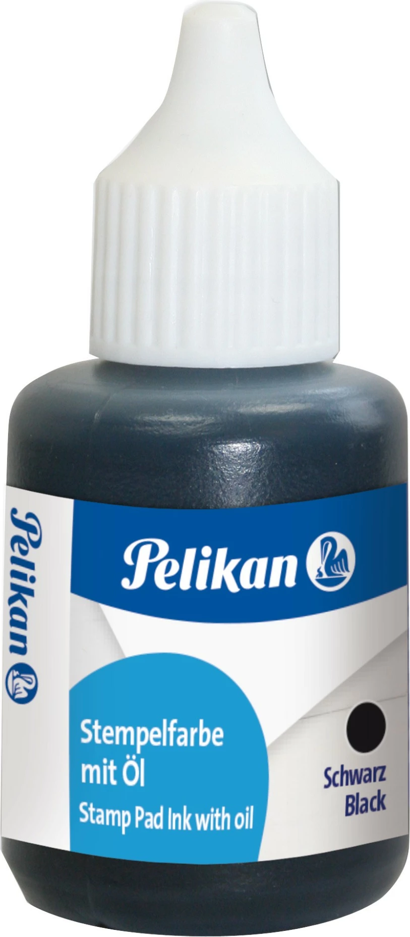 Bojë për stampë Pelikan 351353, 30ml, e zezë
