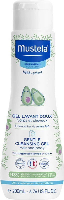 Xhel pastrues për trup dhe flokë Mustela Gentle Cleansing Gel 200ml