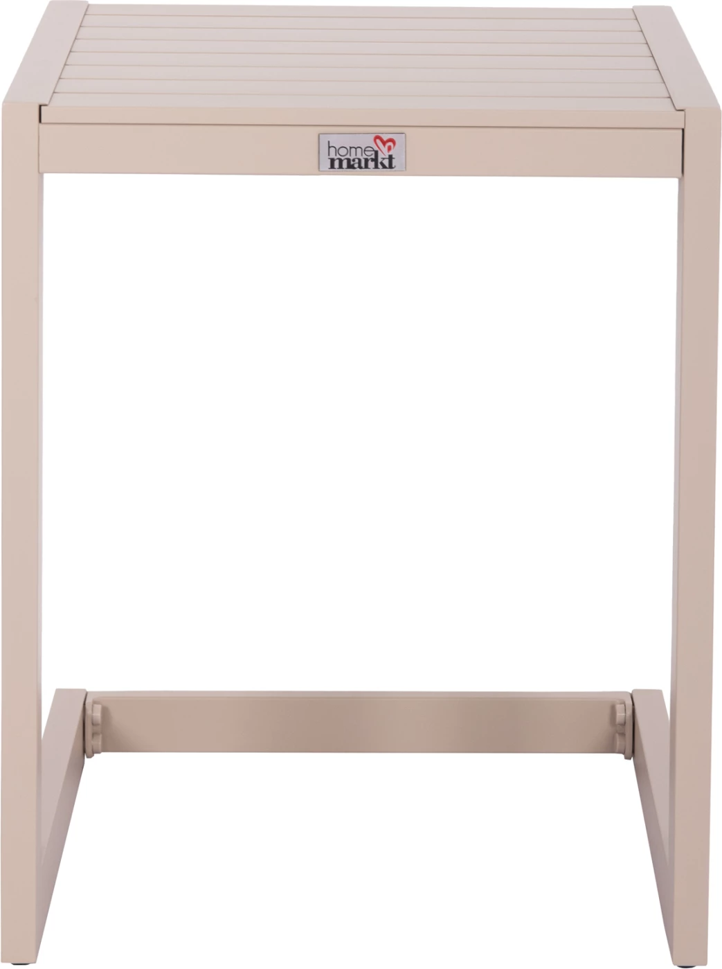 Tavolinë anësore për shezlong, alumin, ngjyrë shampanjë, BELLING FH6274.04, 42x43x53cm