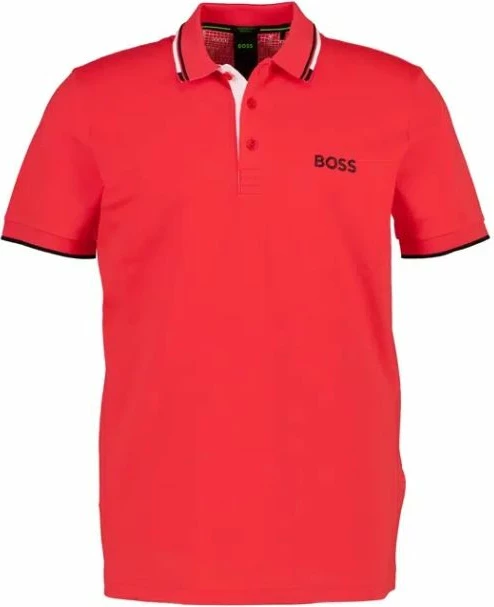 Maicë polo Boss për meshkuj, rosso