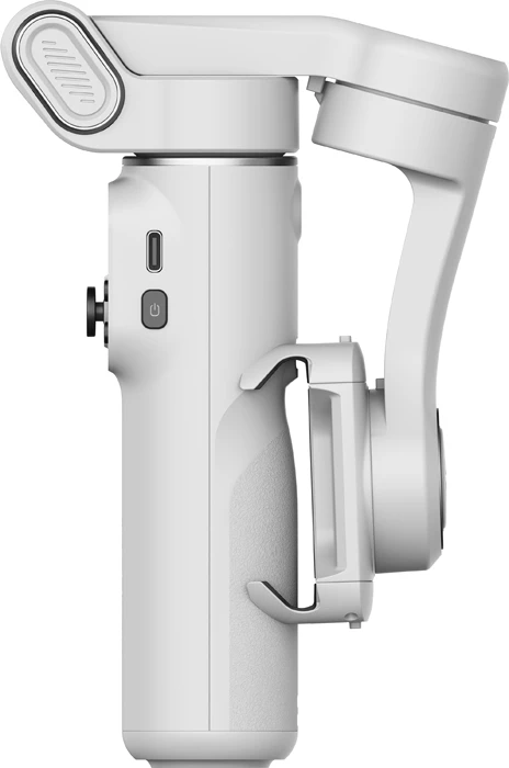 Gimbal stabilizator AOCHUAN Smart X2, 3-aks, krah zgjatës 20 cm, kontroll zoom/fokus, për smartphone, me tripod, i bardhë