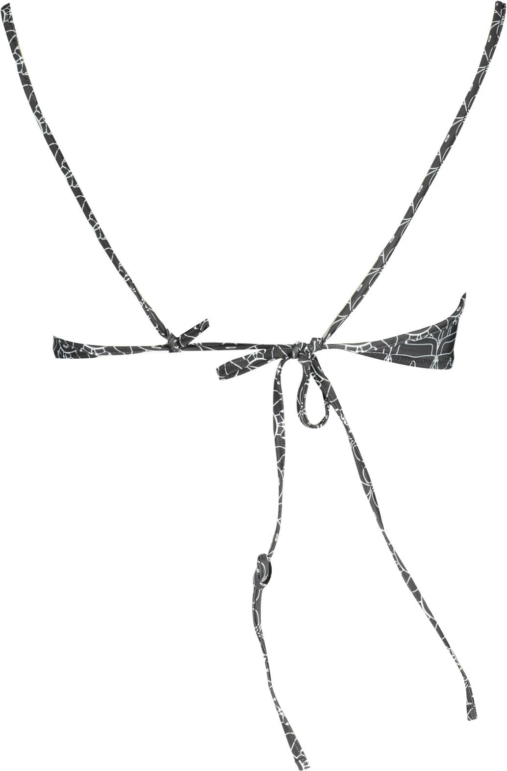 Top bikine KARL LAGERFELD BEACHWEAR femra, të zeza