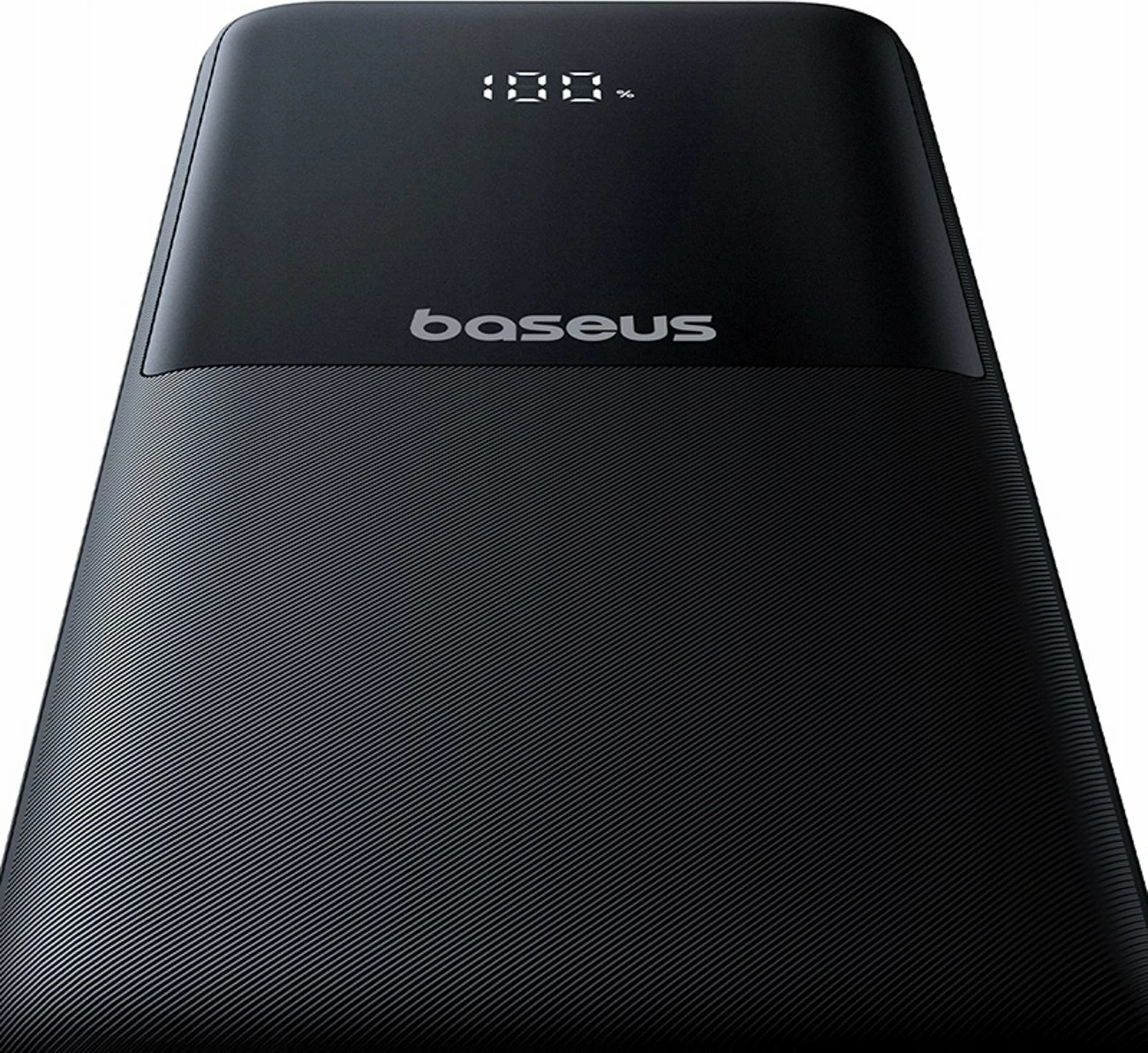 Powerbank Baseus Lipow 10000mAh 22.5W me ekran, me kabllo të integrume + kabllo USB-A në USB-C 0.2m, i zi