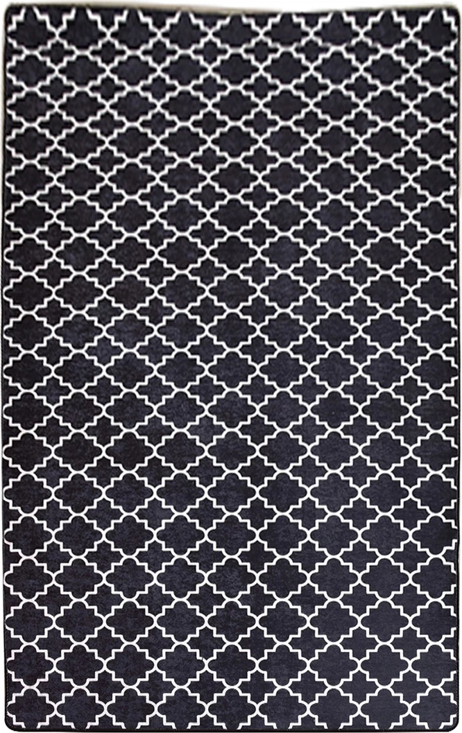 Qilim për korridor, ngjyrë e zezë dhe e bardhë, Conceptum Hypnose, Kupa, 80x200cm