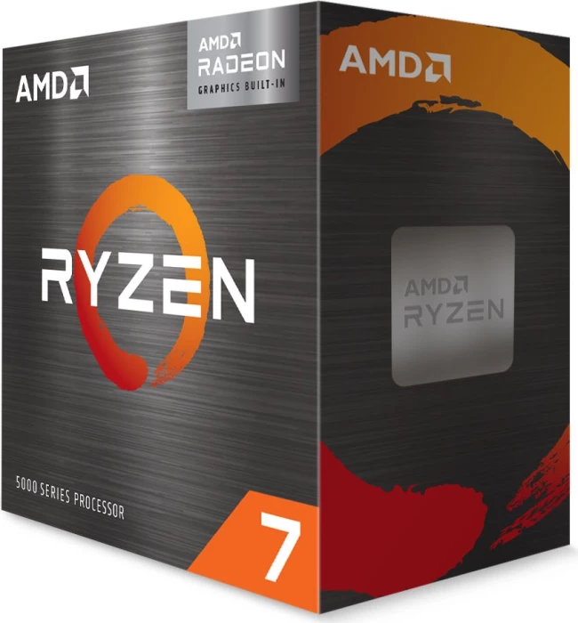 Procesor AMD Ryzen 7 5700G AM4, 8/16, 3.8-4.6GHz, 20MB cache, 65W, me grafikë Radeon, BOX me ftohës Wraith Stealth