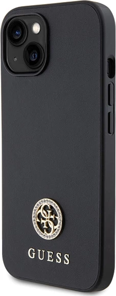 Mbështjellës Guess GUHCP15MPS4DGPK për iPhone 15 Plus 6.7", i zi, hardcase