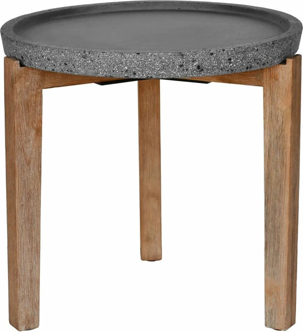 Tavolinë kafeje Orrin, antracit-natyrale, 53x53x48 cm