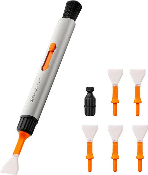 Set pastrimi K&F Concept SKU.1899 me laps, majë karboni dhe 6 shkopinj për sensor APS-C